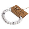 Pulsera Energética-Jaspe Blanco - Imagen 2