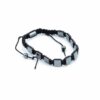 Pulsera Magnética Shamballa de Hematita - Cubos planos - Imagen 2