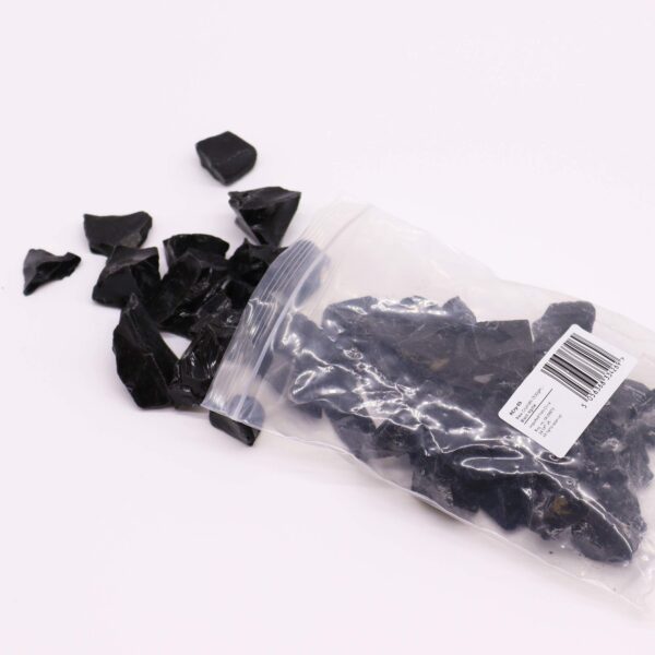 Obsidiana Negra en Bruto 500g – Protección y Transformación - Imagen 3