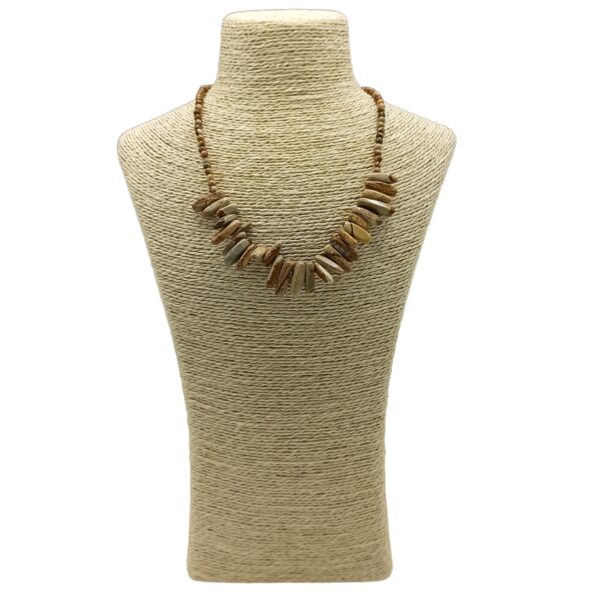 Collar Longstone de Piedra del Mapa – Enraizamiento, Sabiduría Interior y Claridad Mental