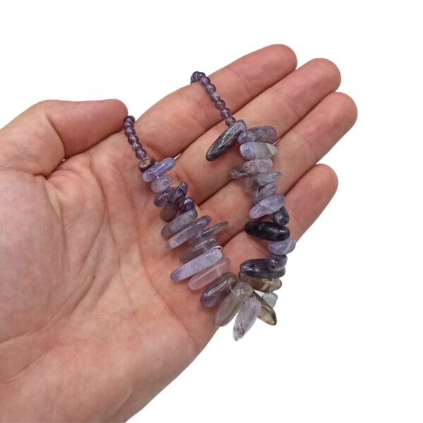 Collar Longstone de Amatista – Protección Espiritual, Calma Mental y Elevación Interior - Imagen 2