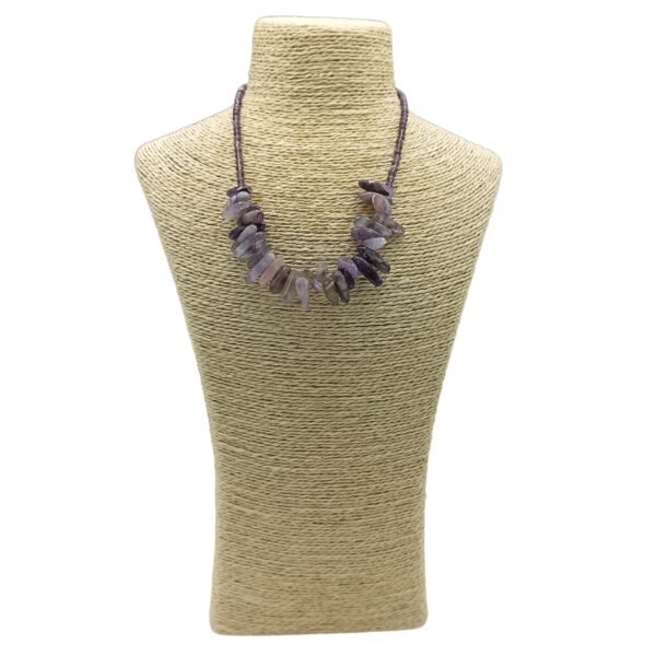 Collar Longstone de Amatista – Protección Espiritual, Calma Mental y Elevación Interior