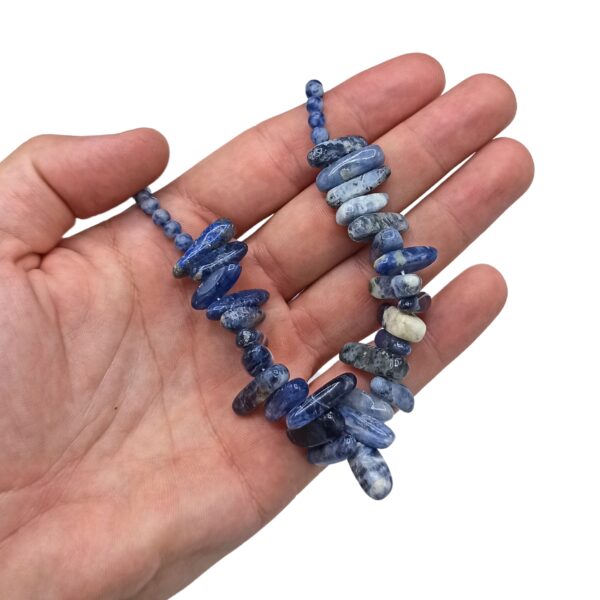 Collar Longstone de Sodalita – Comunicación Consciente, Intuición y Paz Interior - Imagen 2