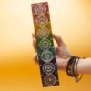 Porta Incienso de Esteatita con los 7 Chakras 26x5cm. Armoniza tus Rituales y Energía Interior - Imagen 3