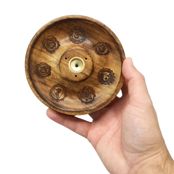 Disco Porta Incienso 7 Chakras – Equilibra tu Energía y Eleva tu Espacio Sagrado - Imagen 3