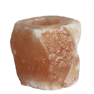 Portavelas de sal del Himalaya de calidad natural (3,2kg)