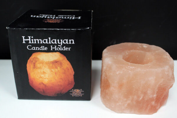 Portavelas de sal del Himalaya de calidad natural (3,2kg) - Imagen 3