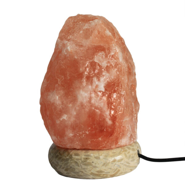 Lámpara de sal natural USB de calidad – 11,5 cm (luz multicolor)
