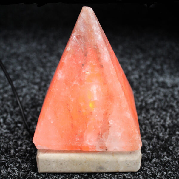 Lámpara de sal del Himalaya natural USB de calidad – 9 cm (luz cálida fija) - Imagen 2