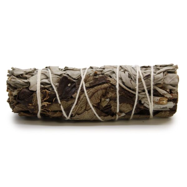 Atado de Hierba Salvia Blanca y Salvia Negra 10 cm – Limpieza Profunda y Protección Energética