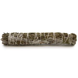 Atado de Hierba Salvia Blanca y Cedro 22 cm – Limpieza Profunda y Protección Sagrada
