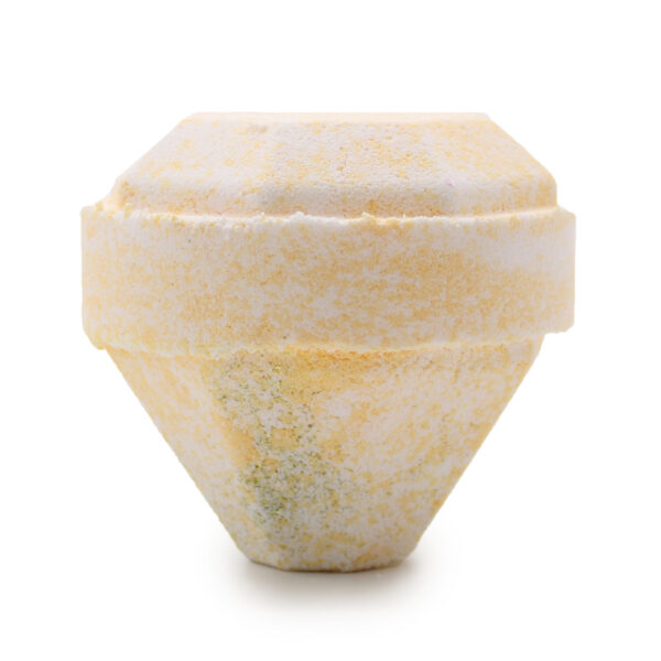 Bomba de Baño de Piedras Preciosas – Blanca y Dorada (190g y 220g)